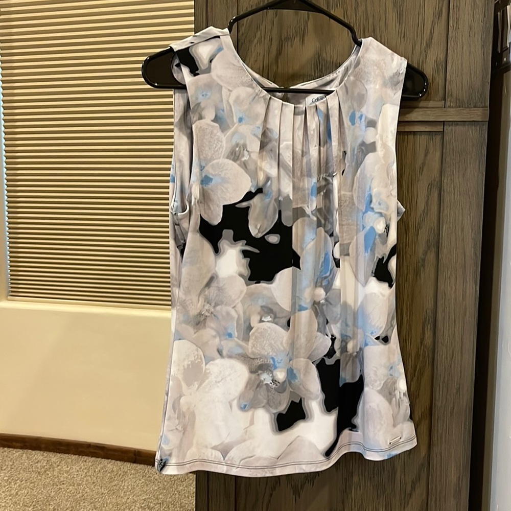Calvin Klein floral blouse, size medium